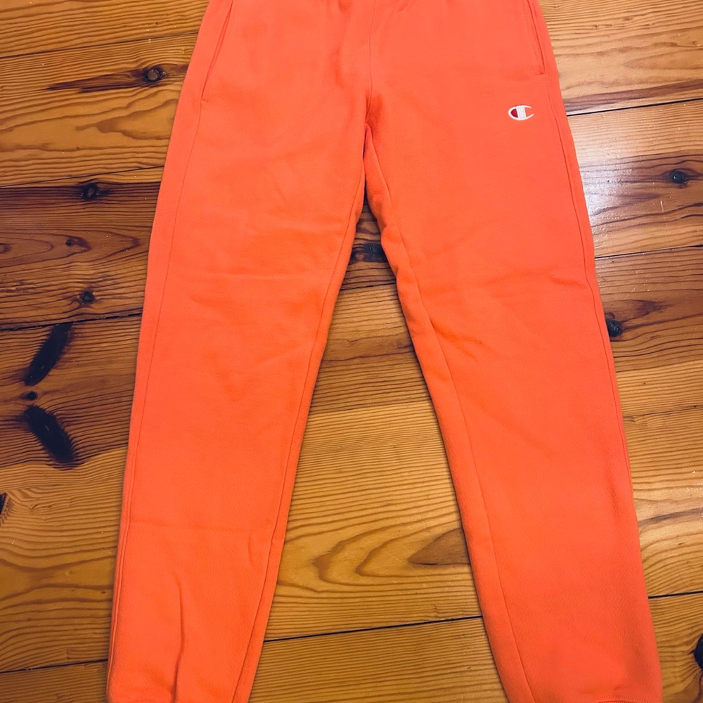 Women’s Small Champion Orange/Peach Sweatpants